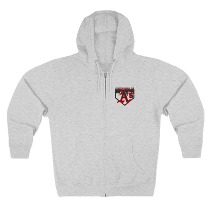 Athletics Baseball Drip Plate Zippered Hoodie