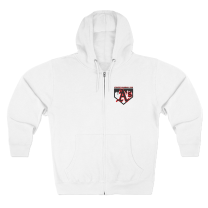 Athletics Baseball Drip Plate Zippered Hoodie