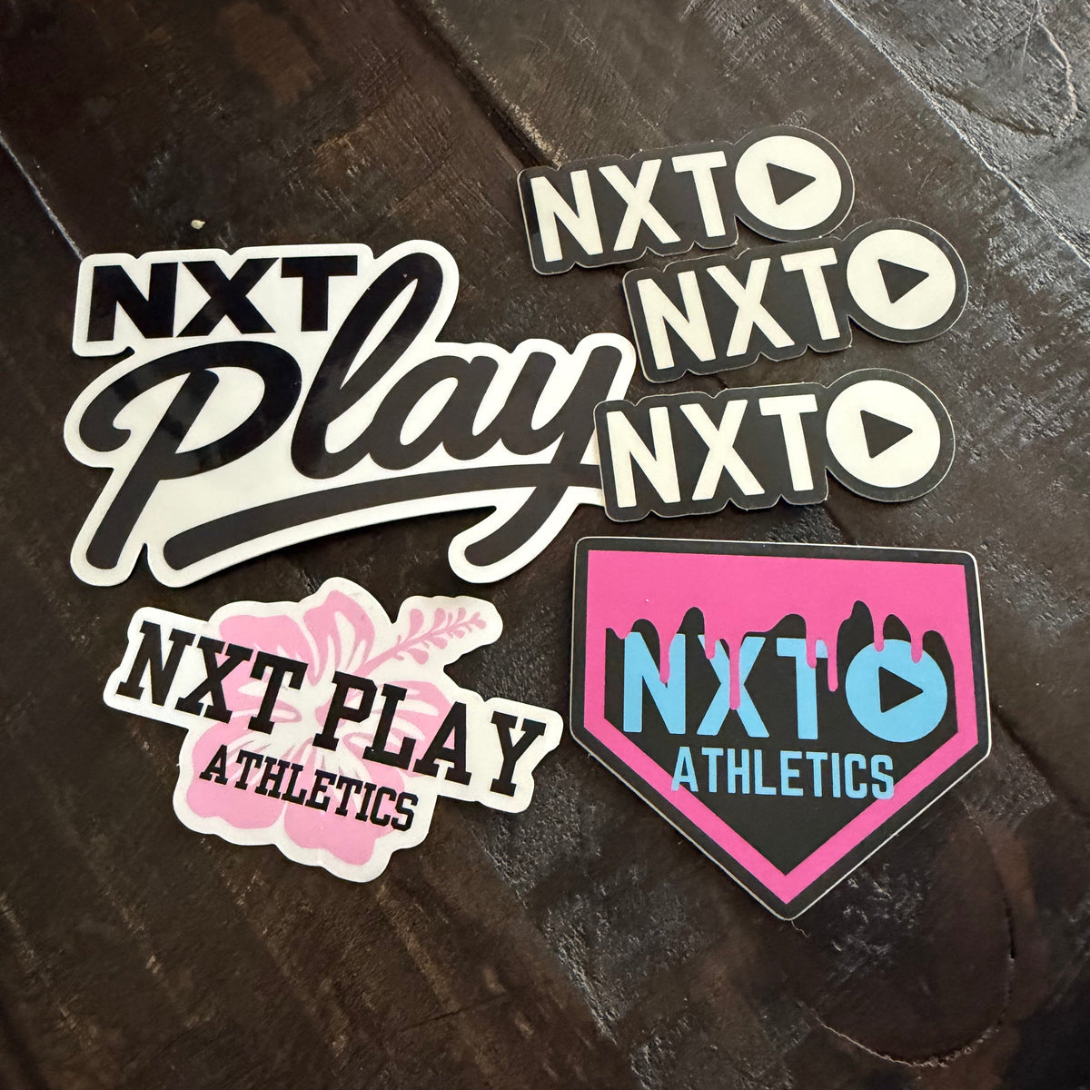 NXT Play Baseball & Softball Helmet Decal Sticker Pack - 6 Decals