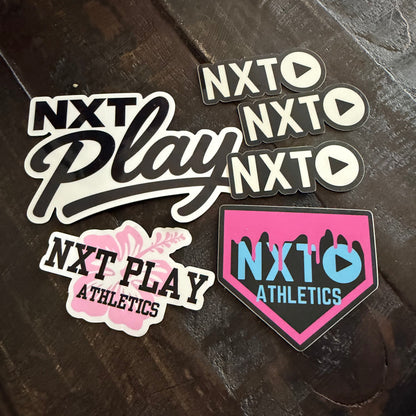 NXT Play Baseball & Softball Helmet Decal Sticker Pack - 6 Decals